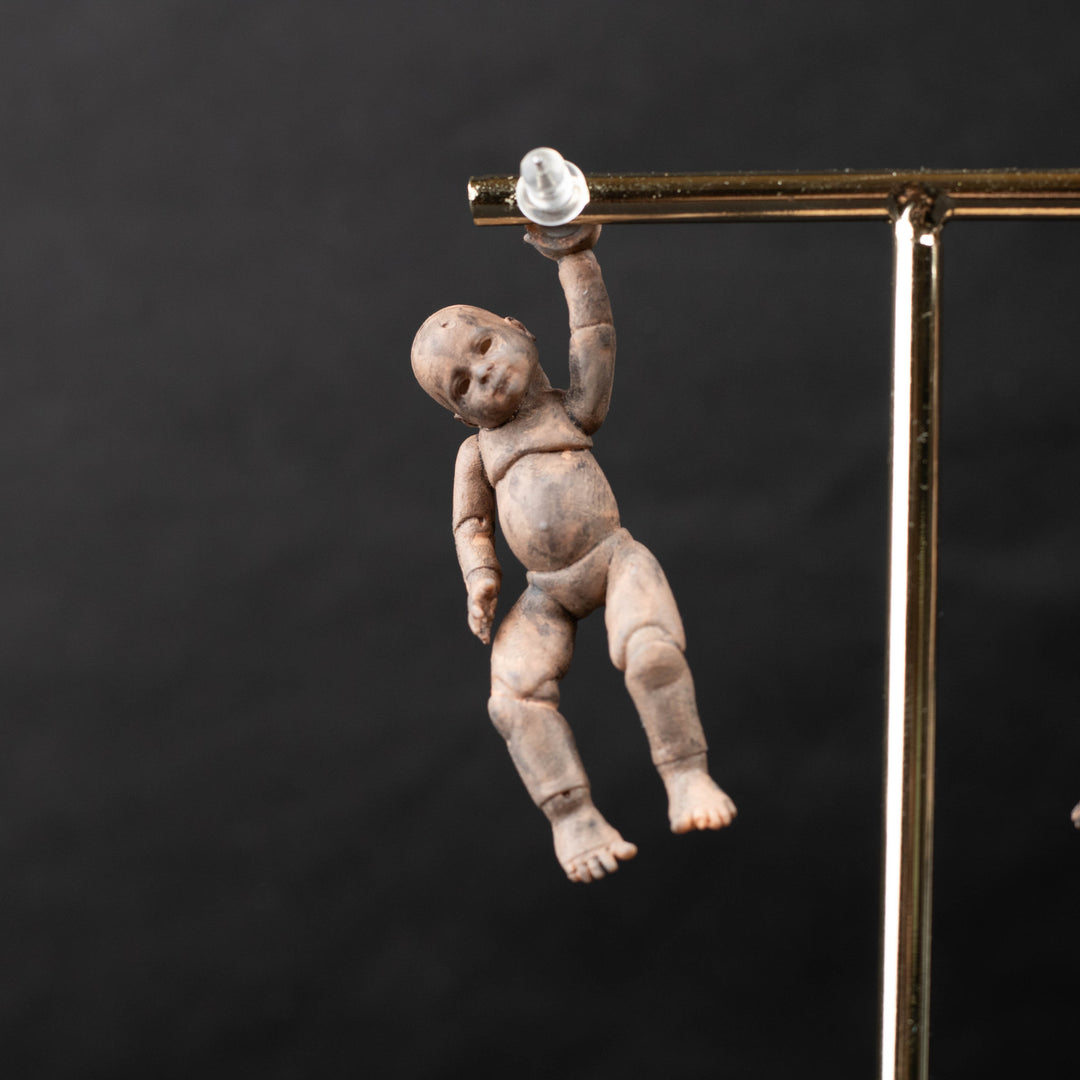 Creepy Baby Doll Earrings