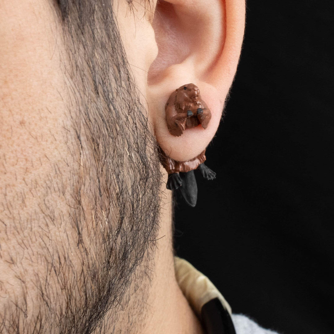 Beaver Earrings