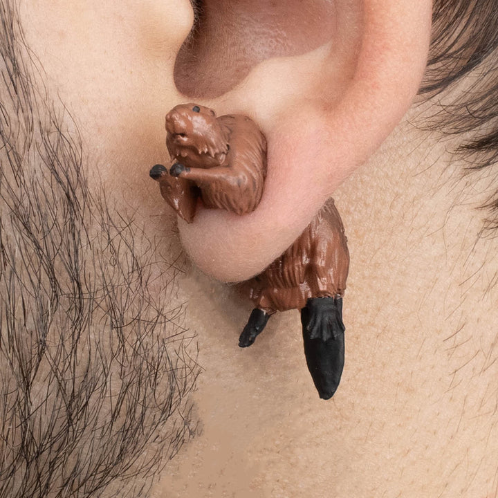 Beaver Earrings