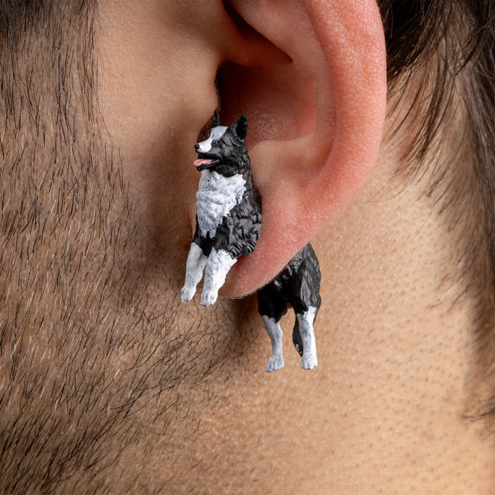 Border Collie Earrings