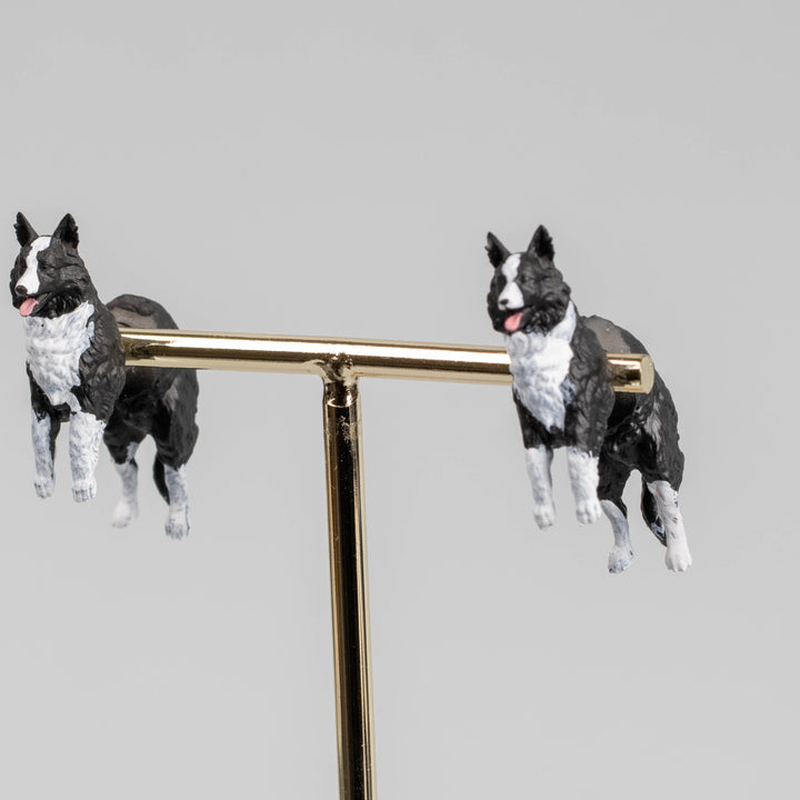Border Collie Earrings