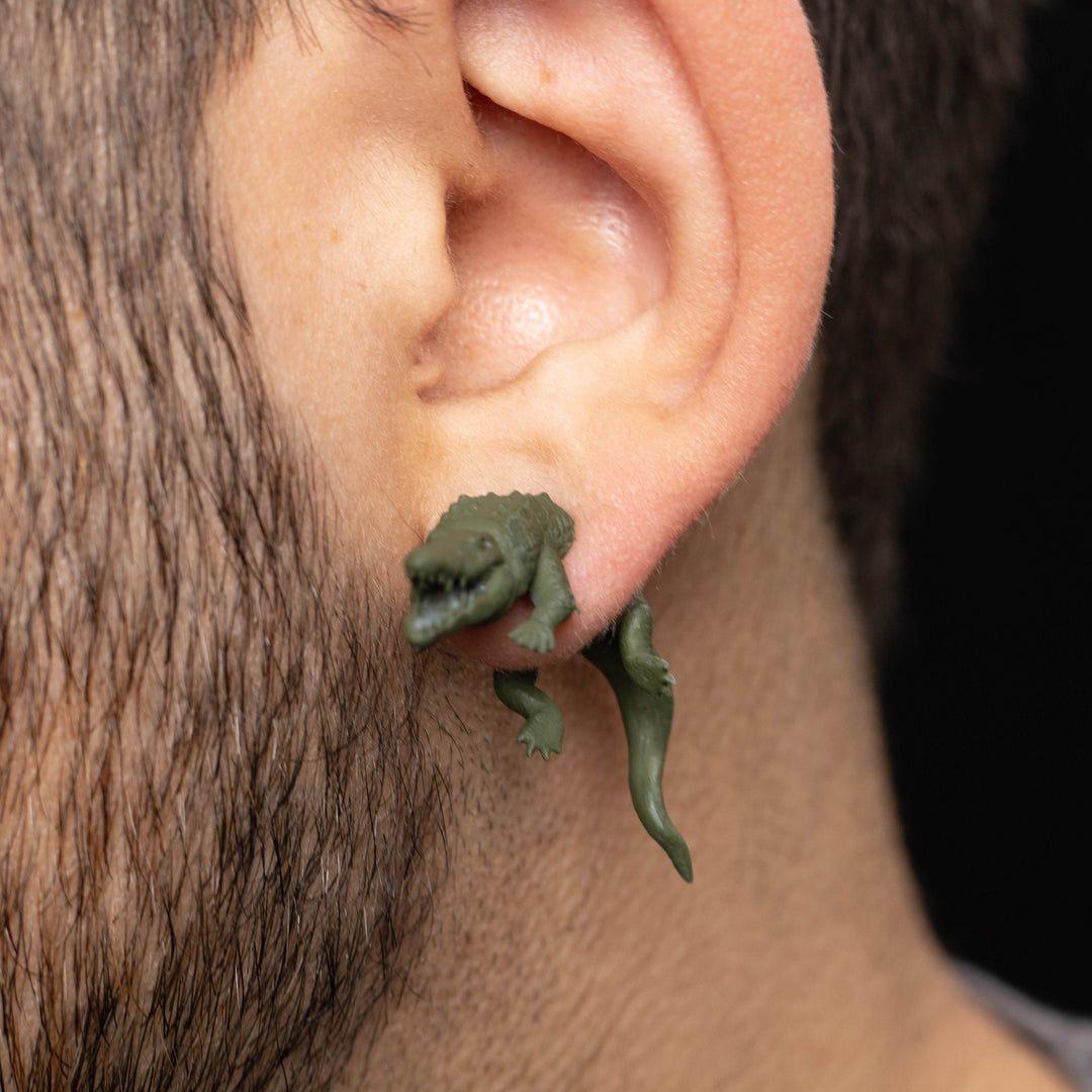 Crocodile Alligator Earrings