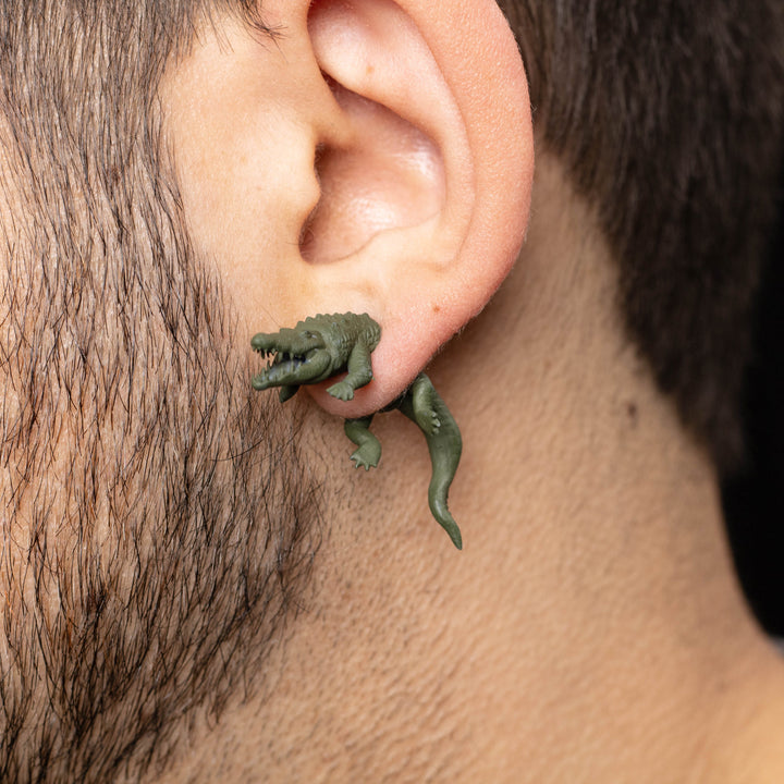 Crocodile Alligator Earrings