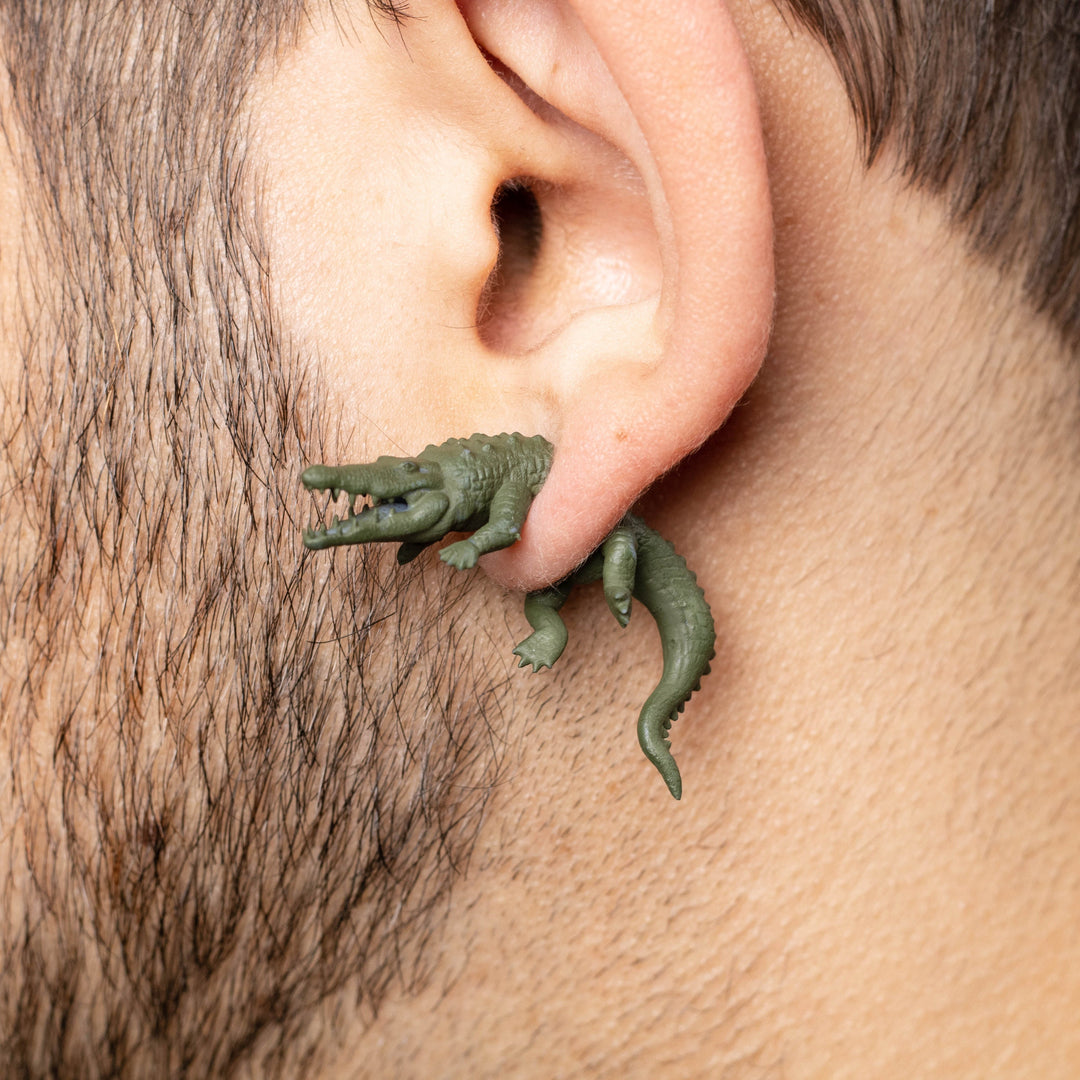 Crocodile Alligator Earrings