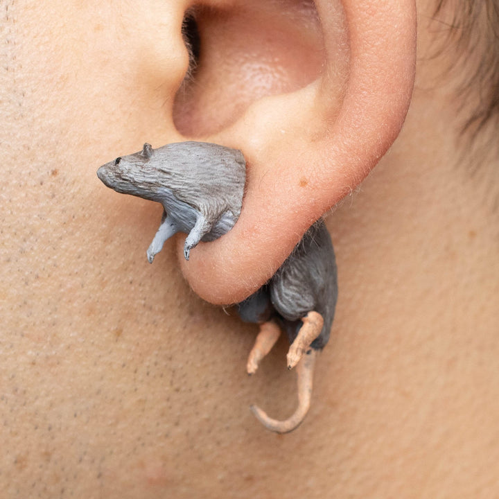 Rat Earrings
