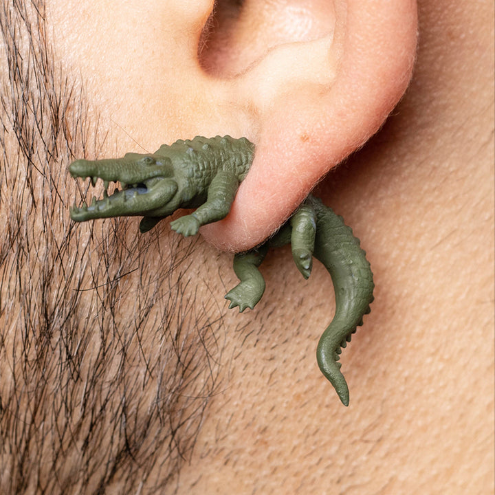 Crocodile Alligator Earrings