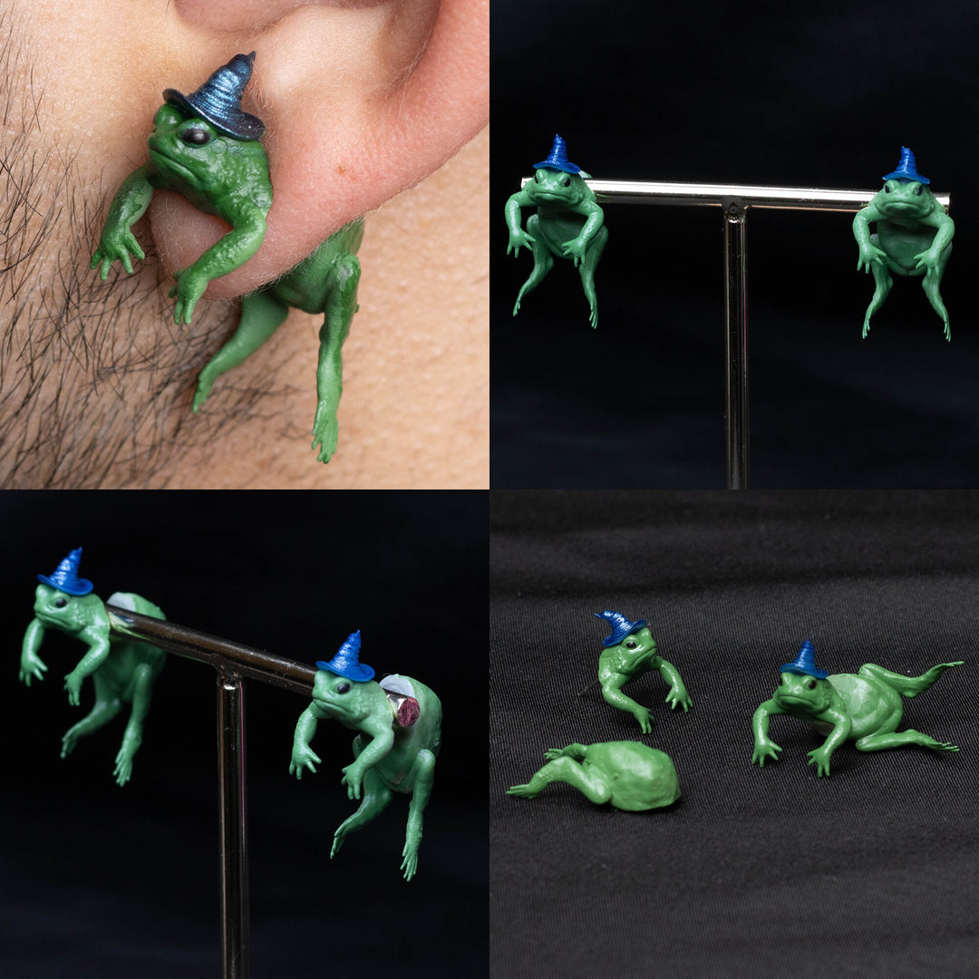 Frog Toad Earrings