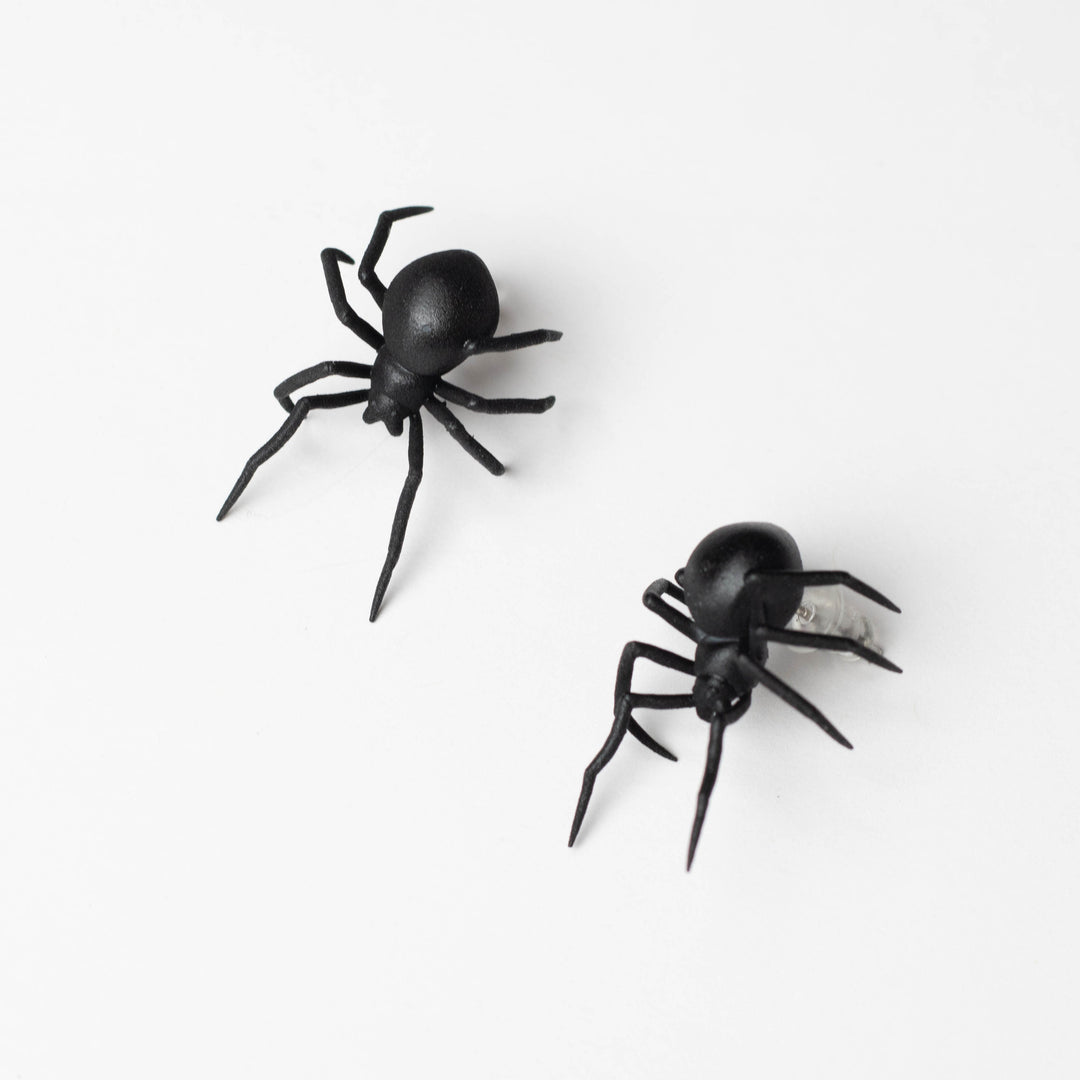Black Widow Spider Earrings