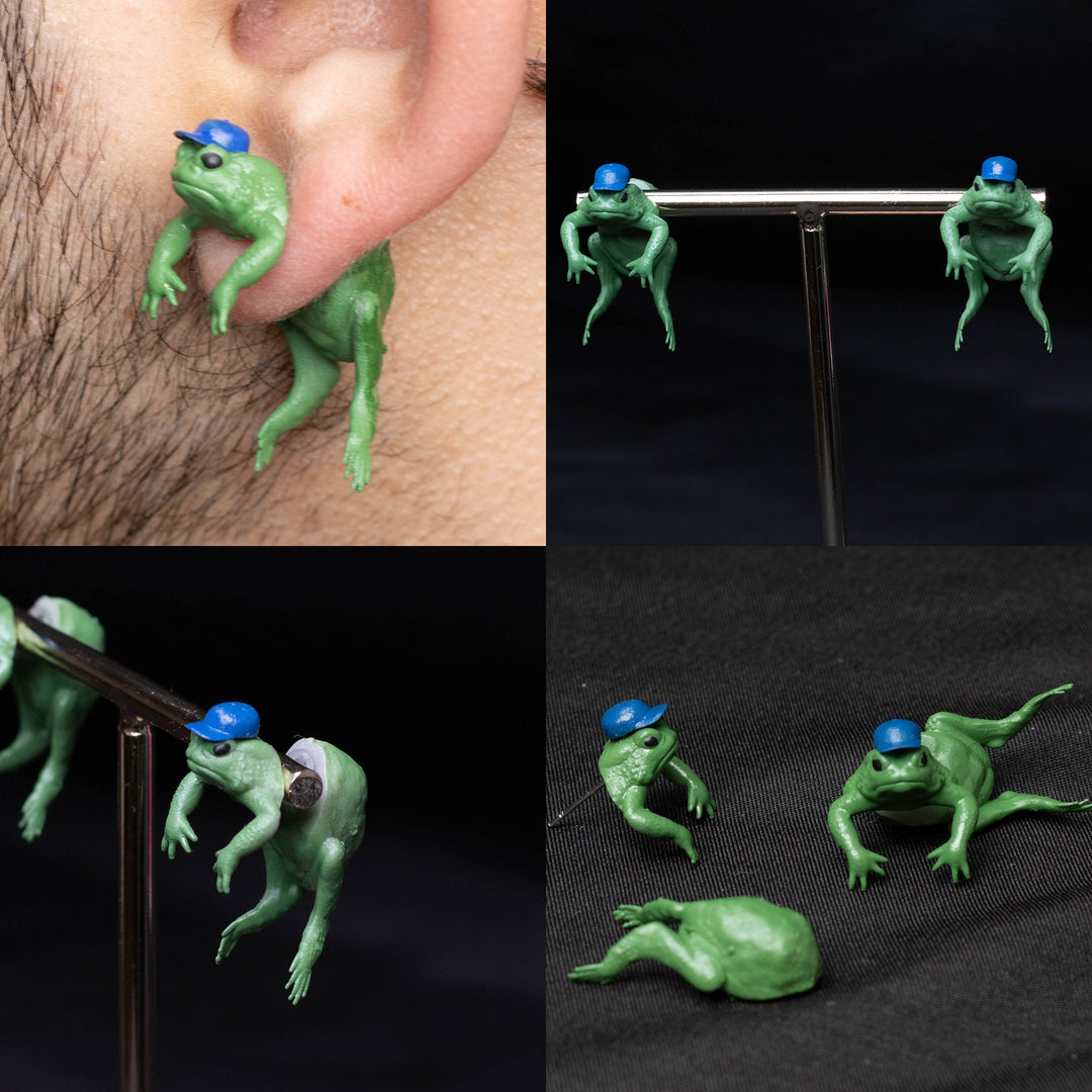 Frog Toad Earrings