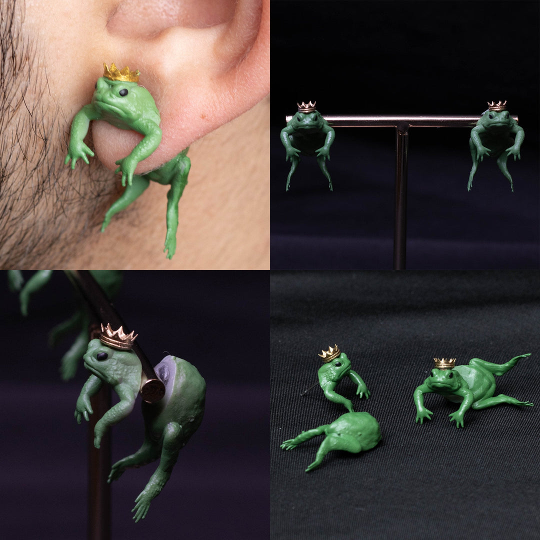 Frog Toad Earrings