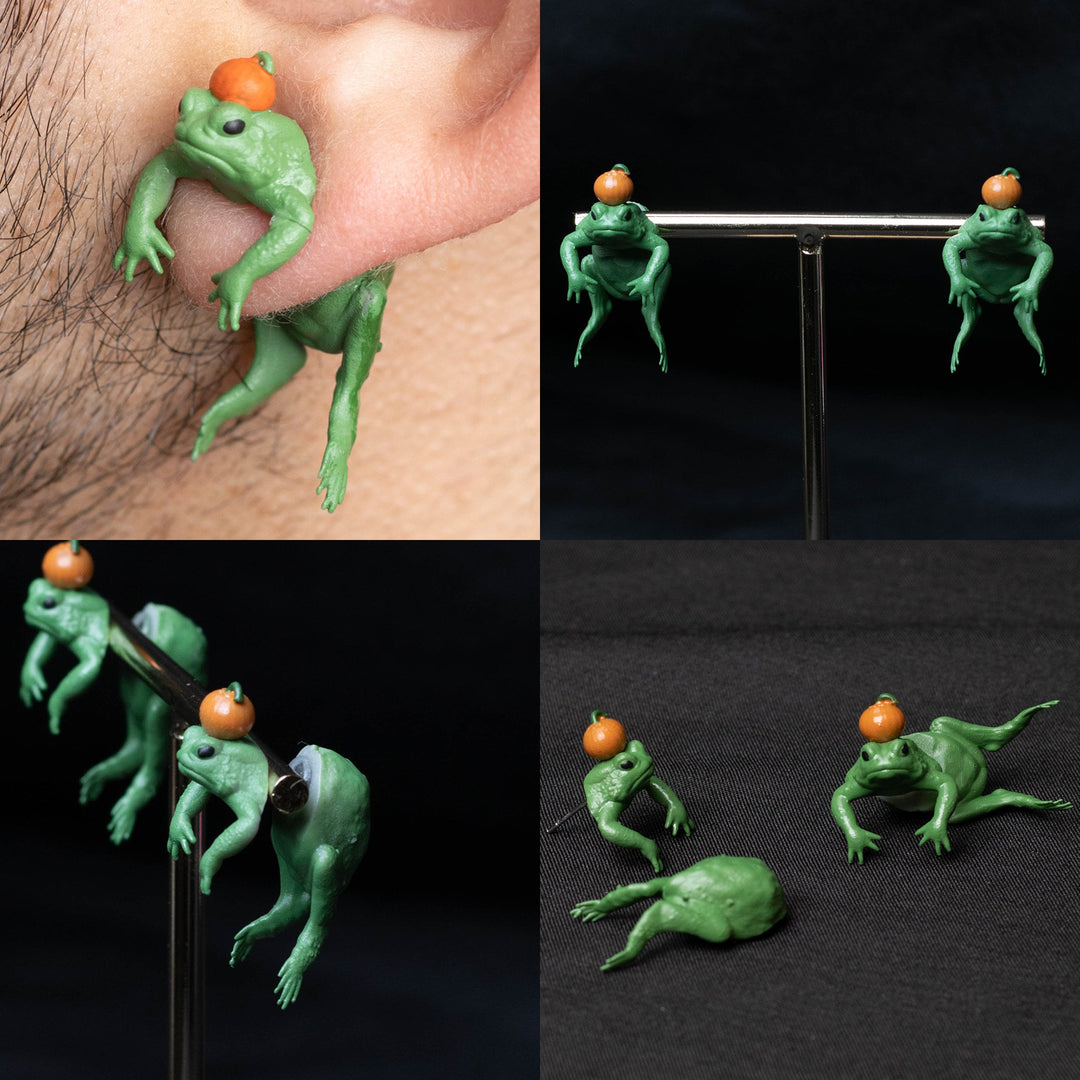 Frog Toad Earrings