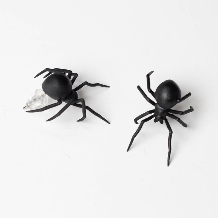 Black Widow Spider Earrings