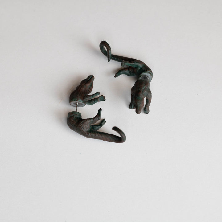 Komodo Dragon Earrings