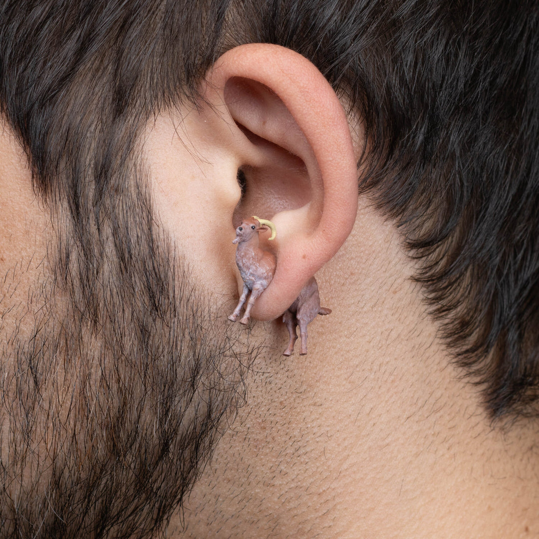 Goat Earrings