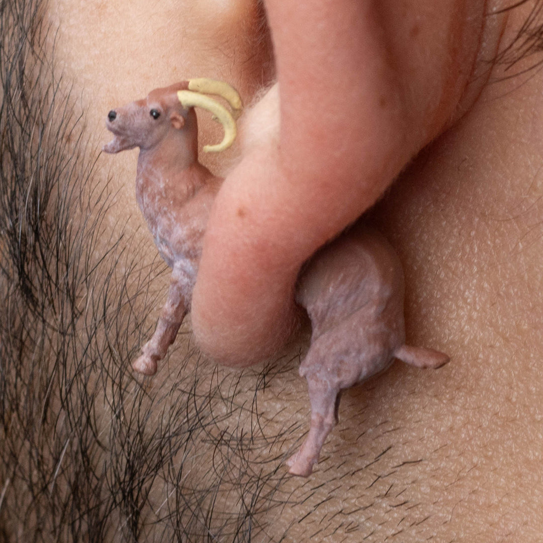 Goat Earrings