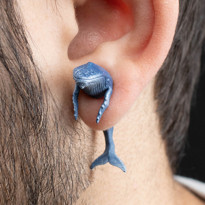 Whale Earrings
