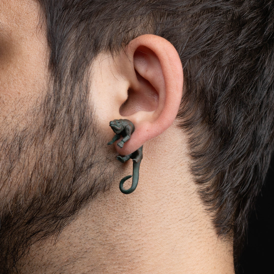 Komodo Dragon Earrings