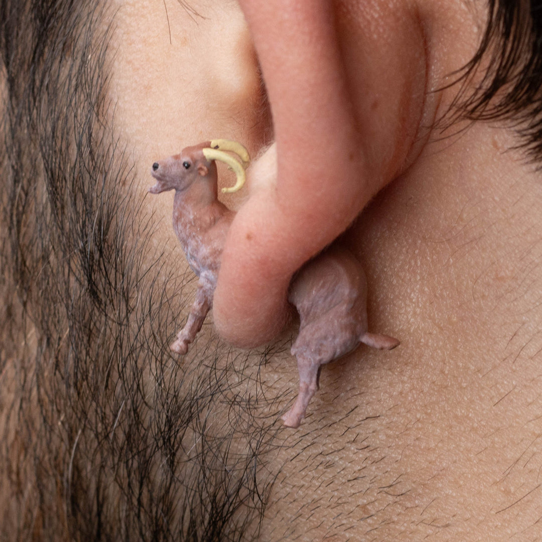 Goat Earrings