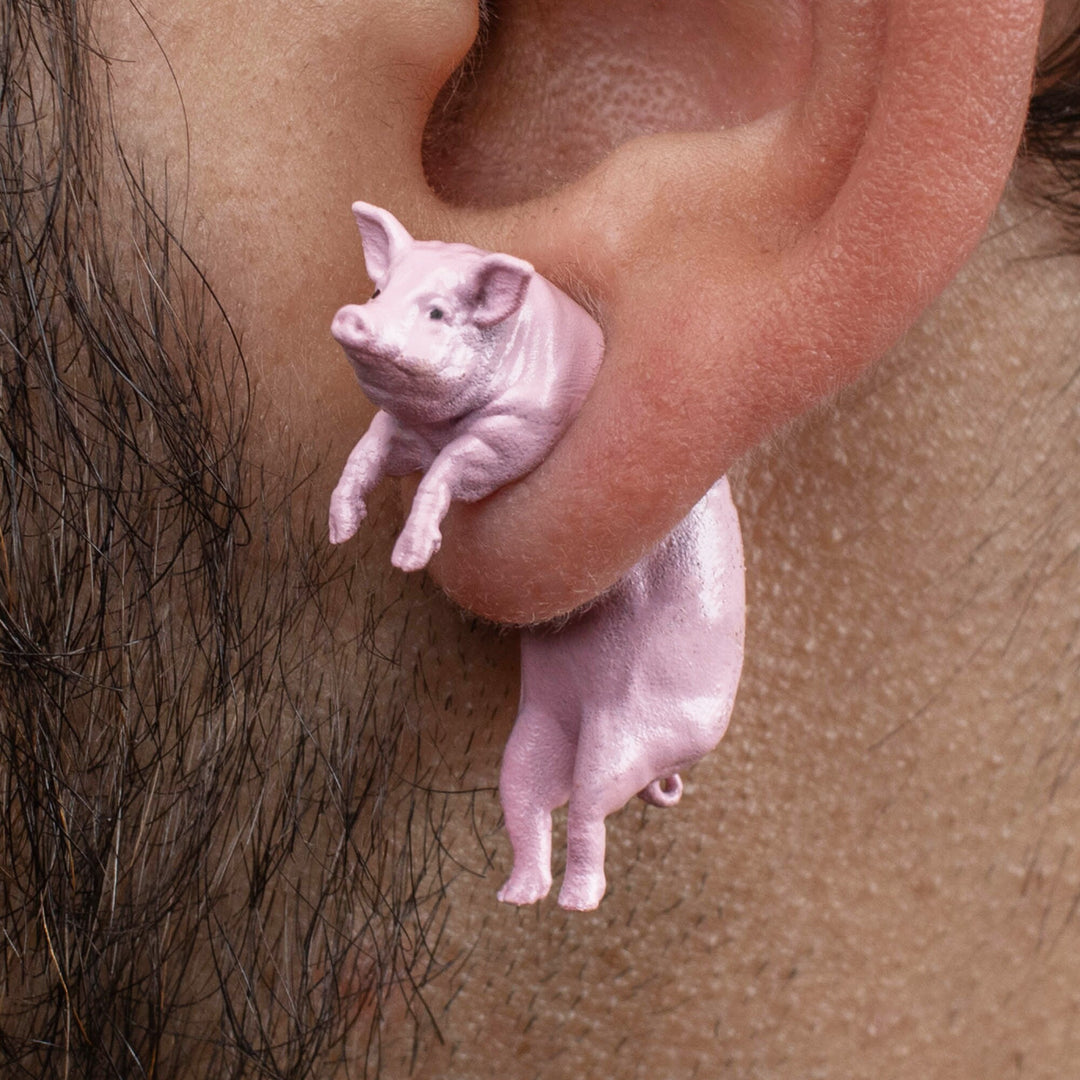 Pig Earrings