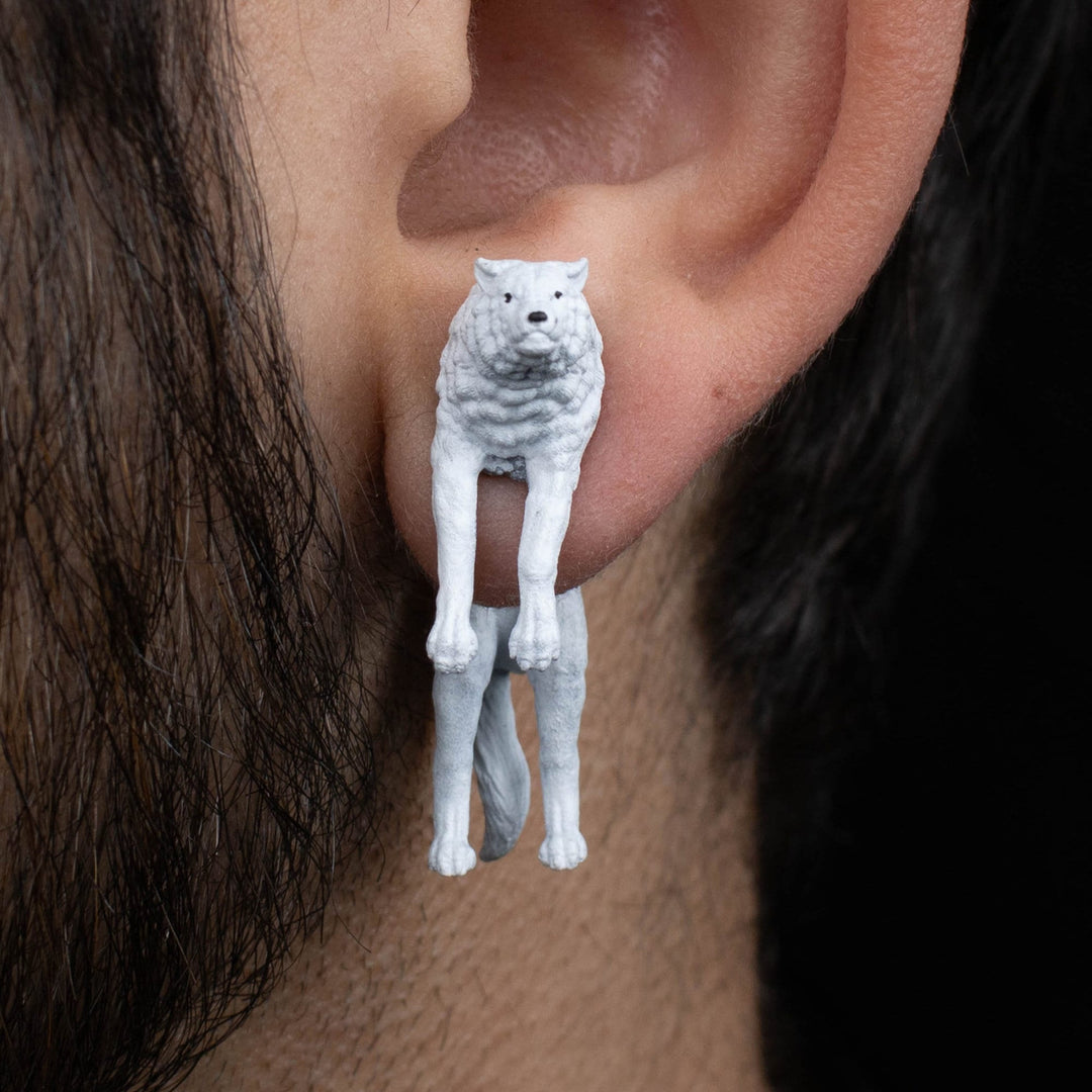 Wolf Earrings