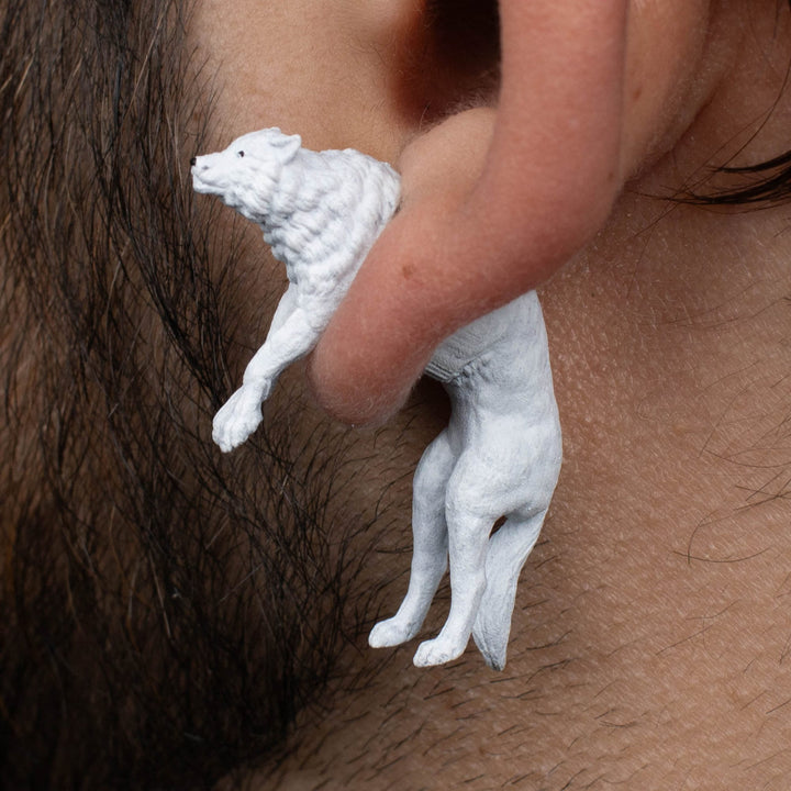 Wolf Earrings