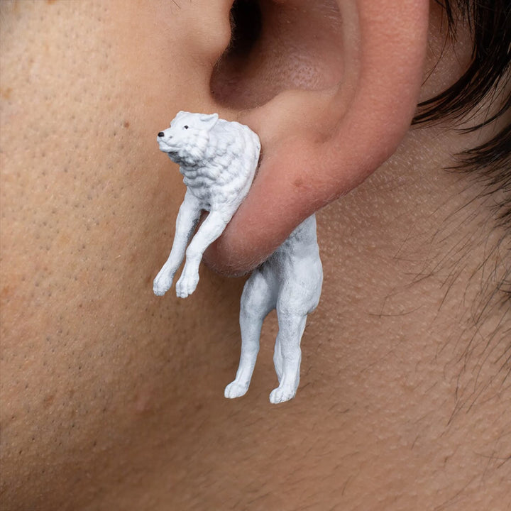 Wolf Earrings
