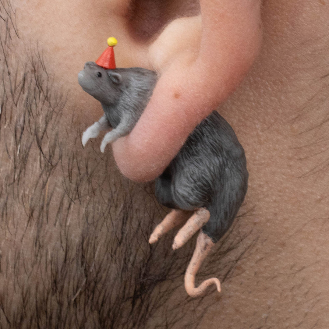 Rat Earrings