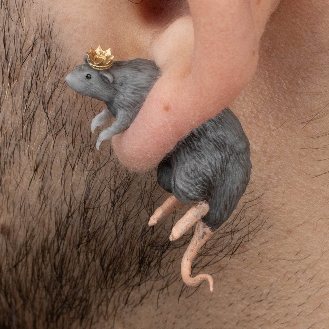 Rat Earrings