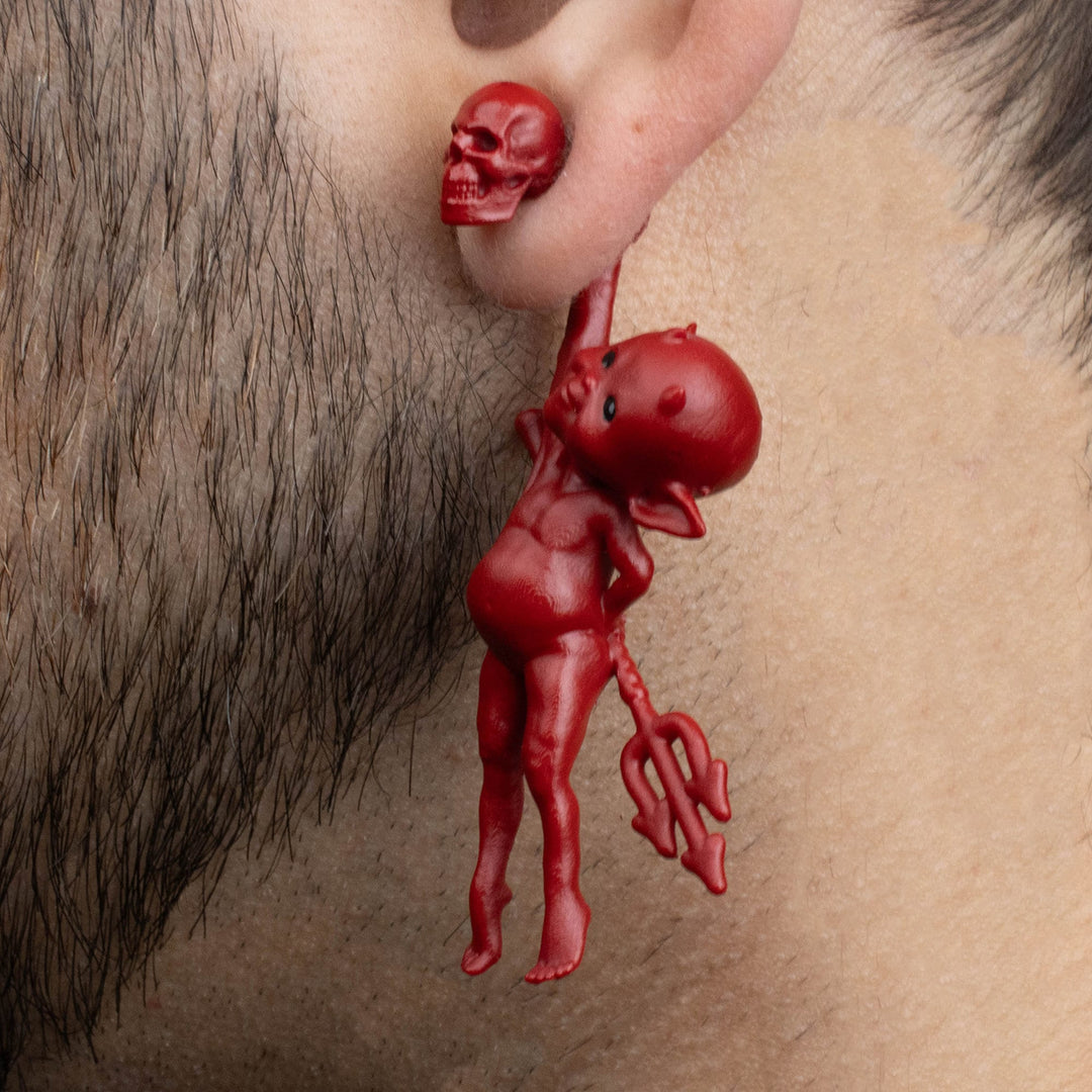 Little Red Devil Earrings